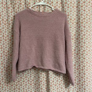 fluffy lilac sweater!!!